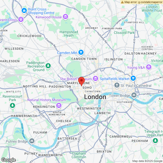 Map of venue's location