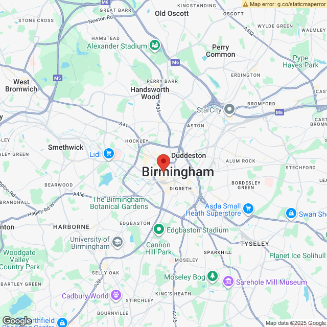 Map of venue's location